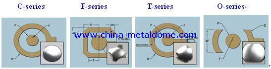 pcb pad metal dome design